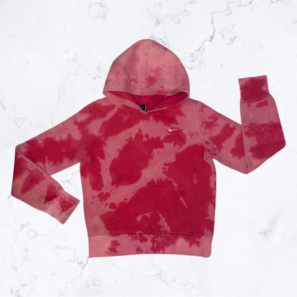 Nike Pink Tie Dye Hoodie